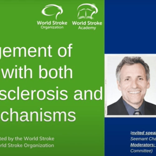 Management of stroke with both atherosclerosis and AF mechanisms