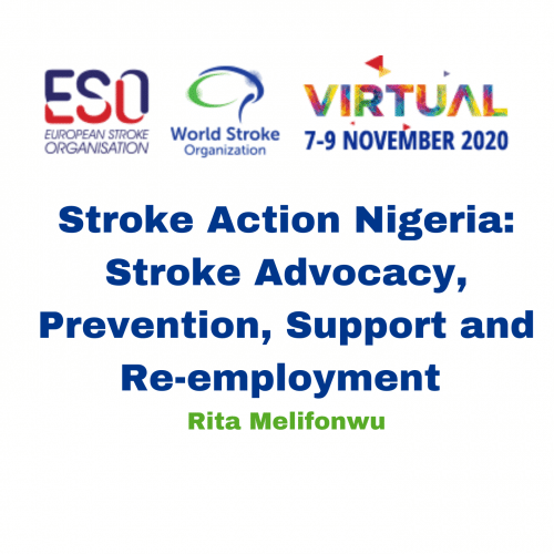 Stroke Action Nigeria: Stroke Advocacy, Prevention, Support and Re-employment – Rita Melifonwu