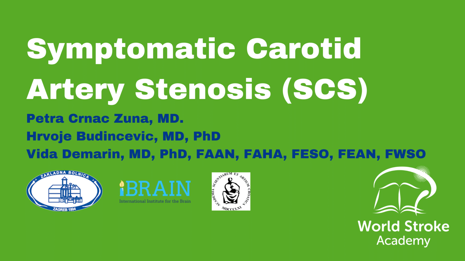 Symptomatic Carotid Artery Stenosis (SCS)